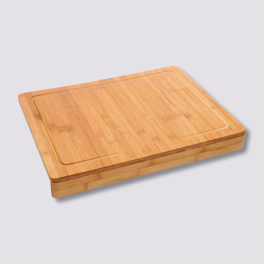 Planche à Découper en Bambou avec Rebord