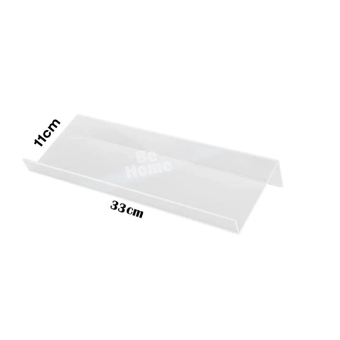Lot de 4 Organiseurs de Tiroir à Épices en Plexiglass Transparent