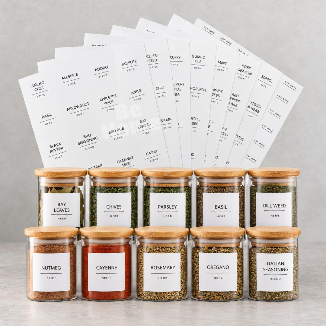 Pack de 12 Bocaux en Verre 450 ml  + 12 Étiquettes Offertes 🎁