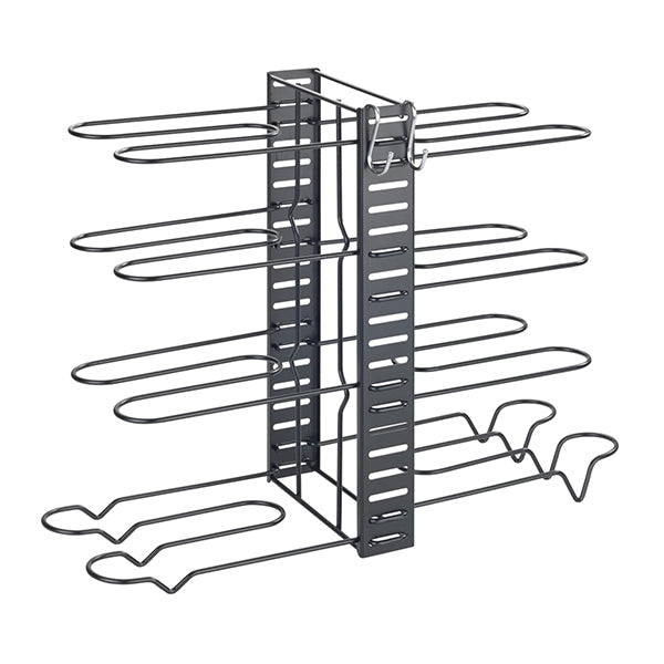 Support Organisateur 3-en-1 pour Casseroles, Poêles & Couvercles