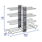 Support Organisateur 3-en-1 pour Casseroles, Poêles & Couvercles