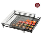 Porte-Capsules Café en Métal & Verre – 36 Capsules Nespresso & Dolce Gusto