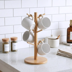 Organisateur Porte-Tasses en Bambou