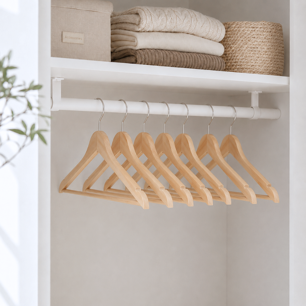 Lot de 3 Cintres en Bois