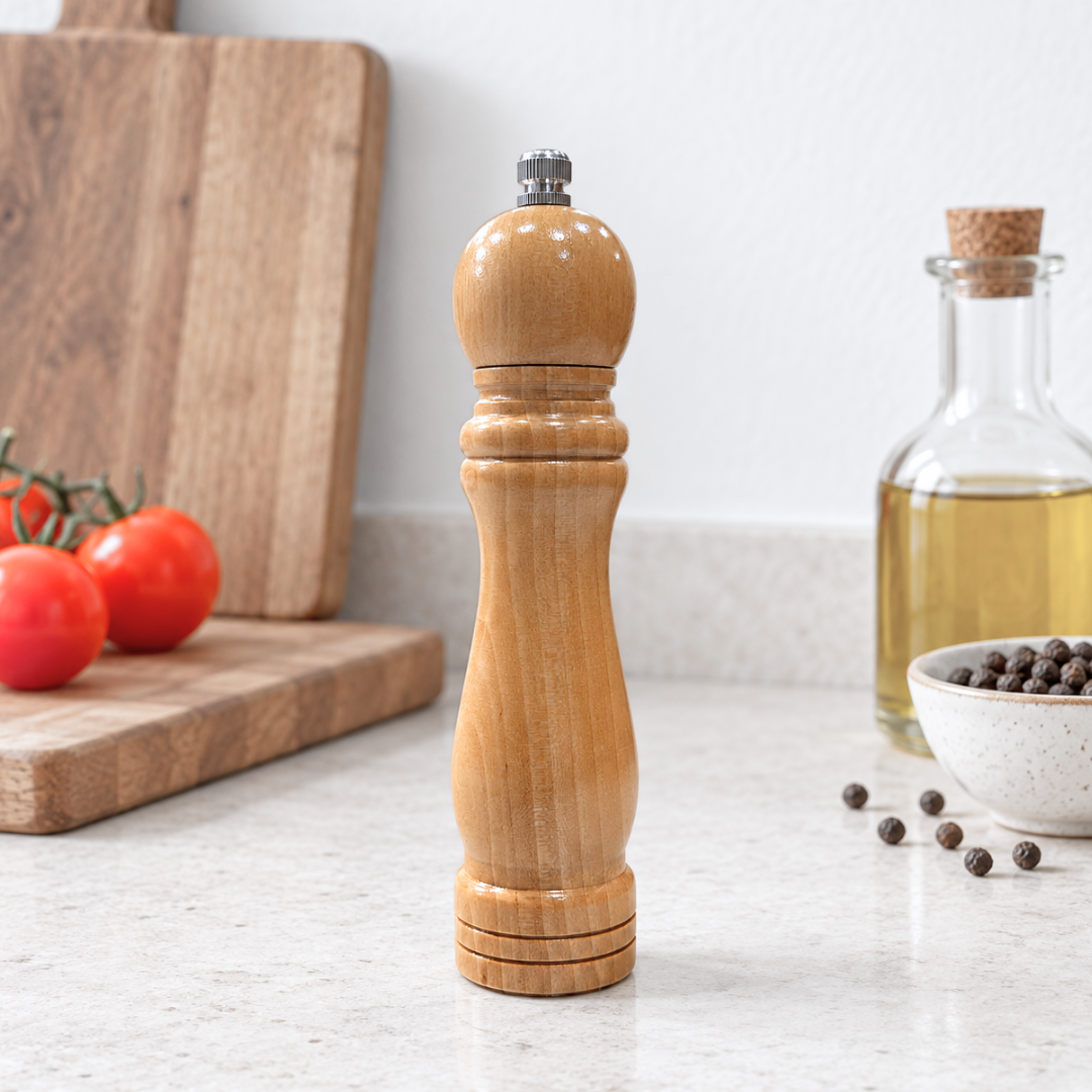 Moulin à Poivre en Bois – 15 cm