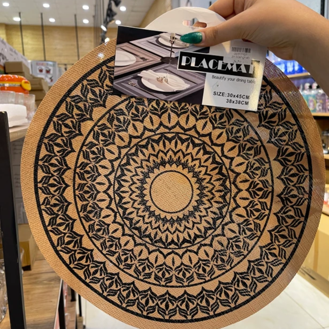 Set de Table Rond Bohème – 38 cm