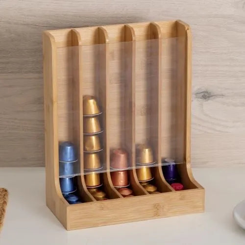 Porte-Capsules en Bambou pour Nespresso
